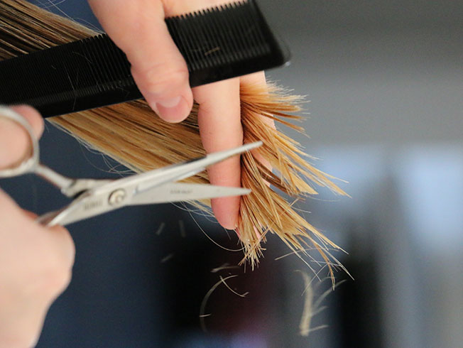 estilo de cabello profesional y moderno
